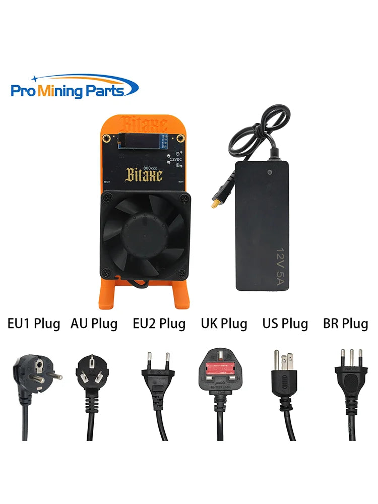 Bitaxe GT 800 Bitcoin Miner 2.4Th/s Solo BTC Crypto Mining Overclock Low Power 45W Asic Chip SHA256 More Than 2*Bitaxe Gamma 601