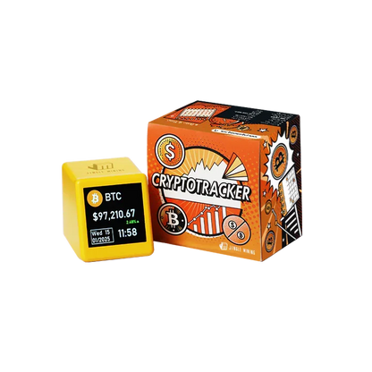Jingle Mining Cryptocurrency Price Display Weather Temperature Humidity Time Alarm Clock Crypto Tracker BTC ETH DOGE Portable