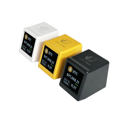 Jingle Mining Cryptocurrency Price Display Weather Temperature Humidity Time Alarm Clock Crypto Tracker BTC ETH DOGE Portable