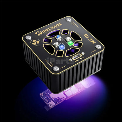 IParts Mechanic MC18 2 in 1 UV Curing Heat Dissipation Fan for Mobile Phone Motherboard Repair Fast Cooling Tool