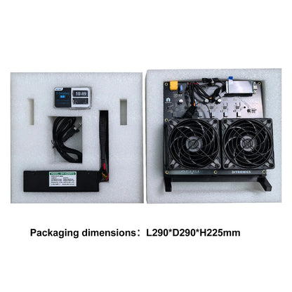 Bitaxe NerdOCTAXE 12TH/s Bitcoin Miner, Latest 2026 Upgrade Model Dual front and rear fans enhance heat dissipation