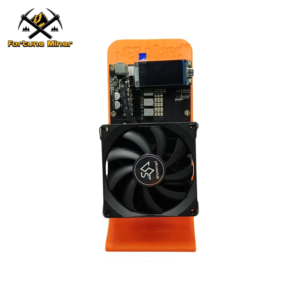 NerdQaxe++ 6 TH/s Bitcoin Miners 4*BM1370 Asic Chips 100W Open Source Solo BTC Mining Machine With Power Supply Home Use