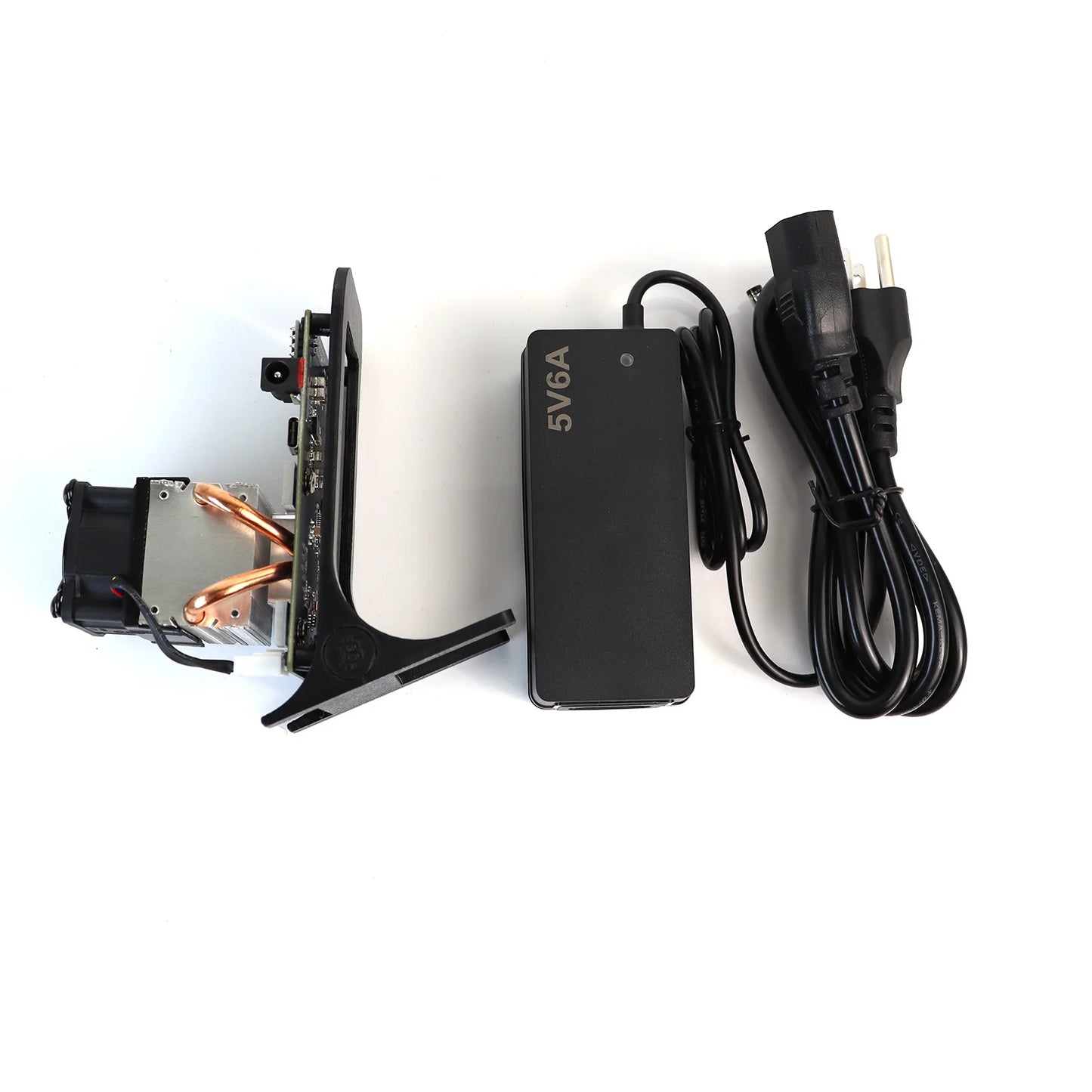 Bitaxe Gamma 601 Bitcoin Miner Cooling System Upgrade, with a maximum hash rate of 1.5TH/s, comes with a power adapter and plug