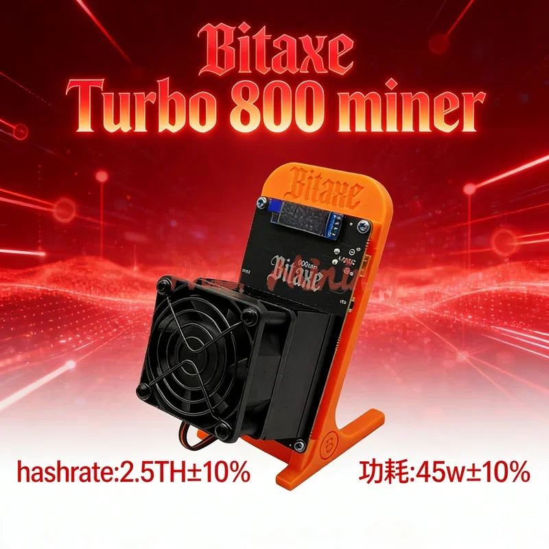 2026 Bitaxe GT 800 ASIC Bitcoin Miner 2.5Th/s | 35W Low Power Quiet SHA256 Mining Machine for BTC BCH