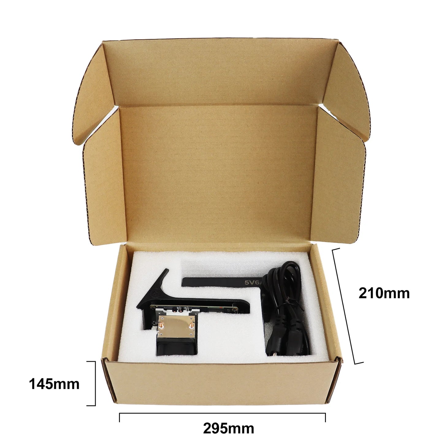 Bitaxe Gamma 601 Bitcoin Miner Cooling System Upgrade, with a maximum hash rate of 1.5TH/s, comes with a power adapter and plug