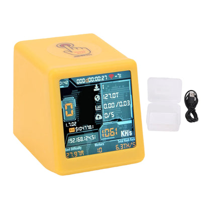 WiFi BT Solo Lottery Miner for Bitcoin Dogecoin 1060KH/s Hashrate 1.54 Inch Display Smart Desktop Cryptocurrency Mining Machine