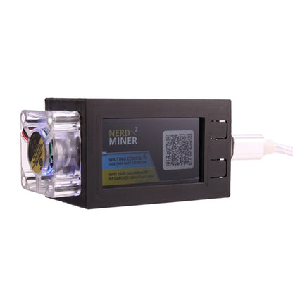 Nerdminer V2 Pro Miner 78KH/S Mini Bitcoin Lotto Miner With Luminous Fan BTC Solo Lotto Mining Miner