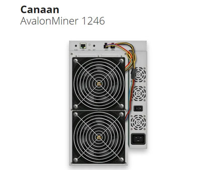 USED Avalon 1246 N Miner 90T -93T With Power Supply BTC BTH Miner Machine Asic Miner1246 PK Antminer S19 Pro T19 Pro K7 L7 D7