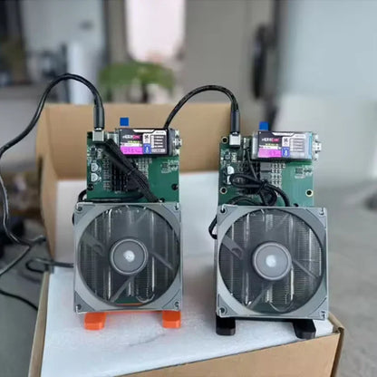 Bitaxe NerdQaxe++ 4.8T ASIC Lottery Bitcoin Miner | 76W Solo SHA256 Miner