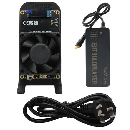 Open Source Bitaxe GT 801 Gamma Turbo Dual BM1370 ASIC 2.4TH/s 40W Bitcoin Miner With XT30 Power Supply