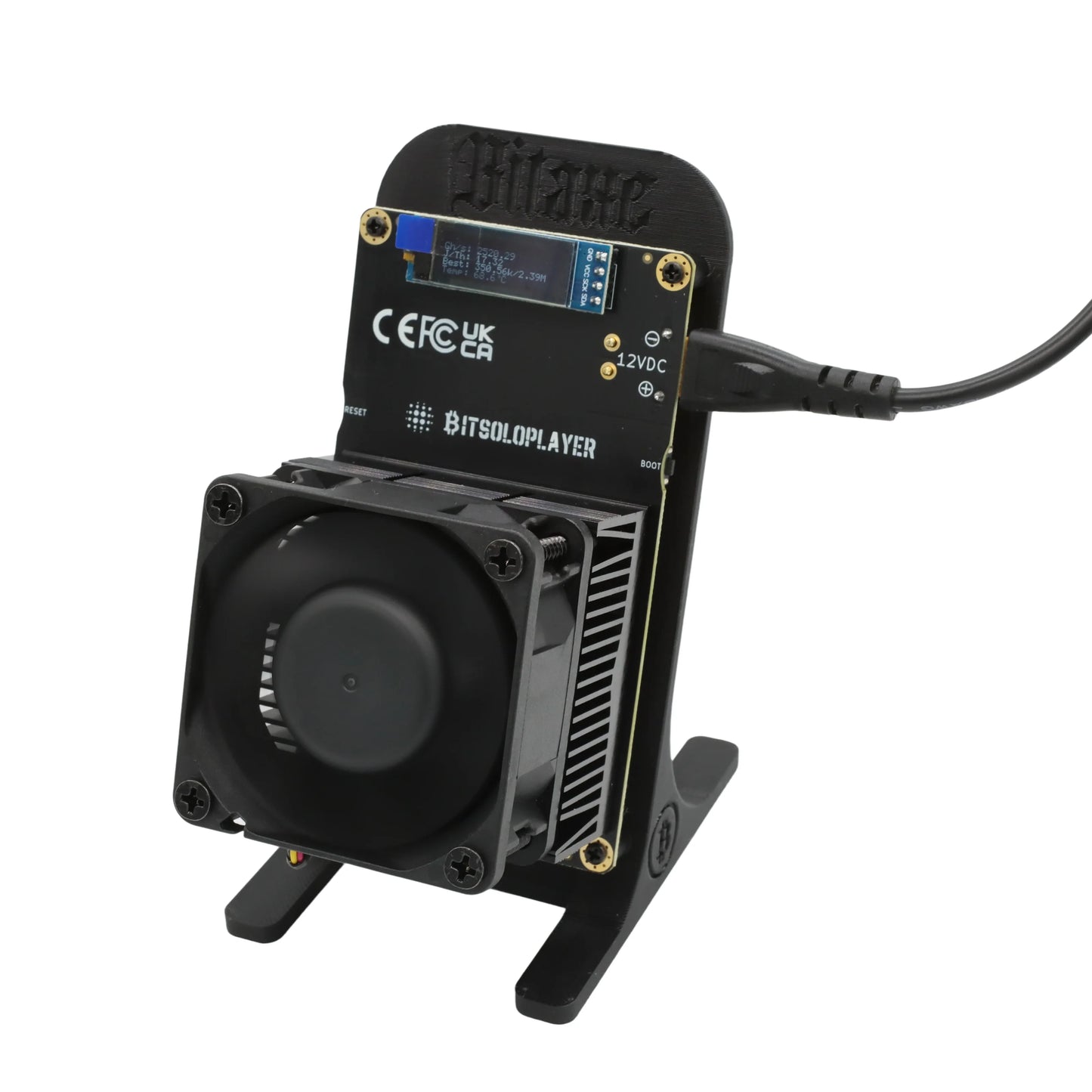 Open Source Bitaxe GT 801 Gamma Turbo Dual BM1370 ASIC 2.4TH/s 40W Bitcoin Miner With XT30 Power Supply