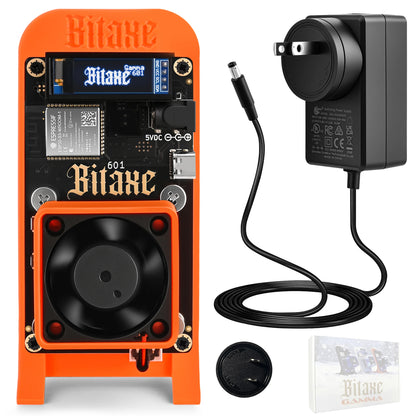 Gamma 601 BTC Miner 1-1.2TH/s 18W - BM1370 Chip SHA-256 Crypto Mining Machine with WiFi & Detachable Stand Factory Supply