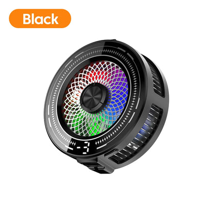 Mobile Phone Cooler Magnetic Cooling Fan Freeze Radiator For Gaming Back Clip Cool Heat Sink For Smartphones Tablet