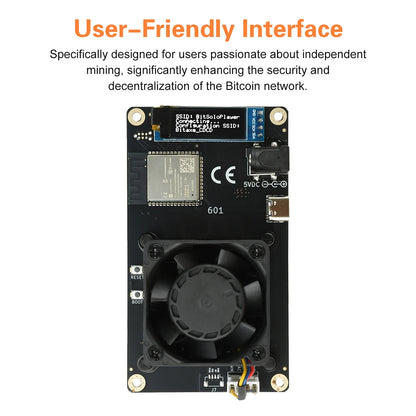 0.96 inch OLED Screen ESP32-S3 Development Board For Bitaxe Gamma 601 1.2TH/s Computing Power Open Source Bitcoin Mining Machine