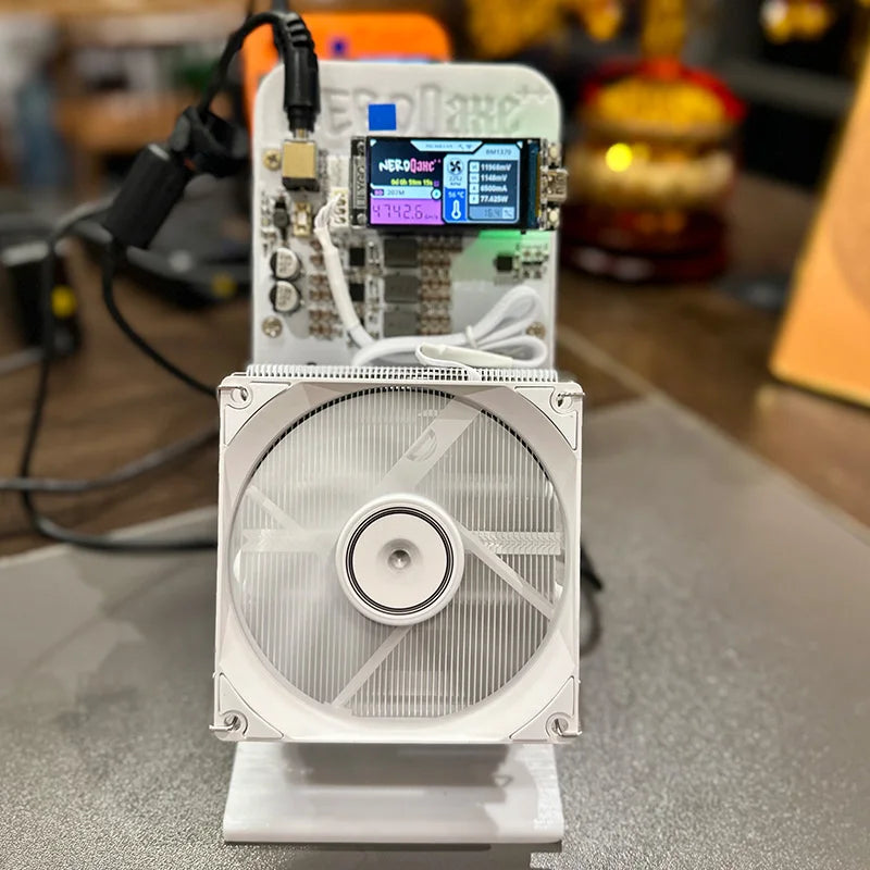 NerdQaxe++ Bitcoin BTC Solo Miner 4.8TH/s Hashrate Mining Hardware for Cryptocurrency