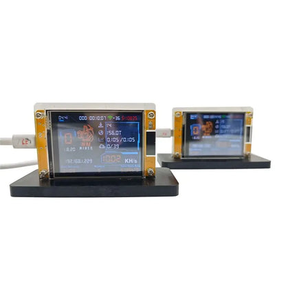 N35R-Upgraded 950KH/S Harshrate Bitcoin Crypto Solo Miner With 2.8 Inch Smart Display Bracket Nerdminer Nmminer