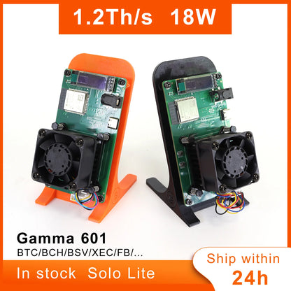 Bitaxe Gamma 601 Bitcoin Miner 1.2TH/s Green PCB version Comes with 5V6A power adapter and plug