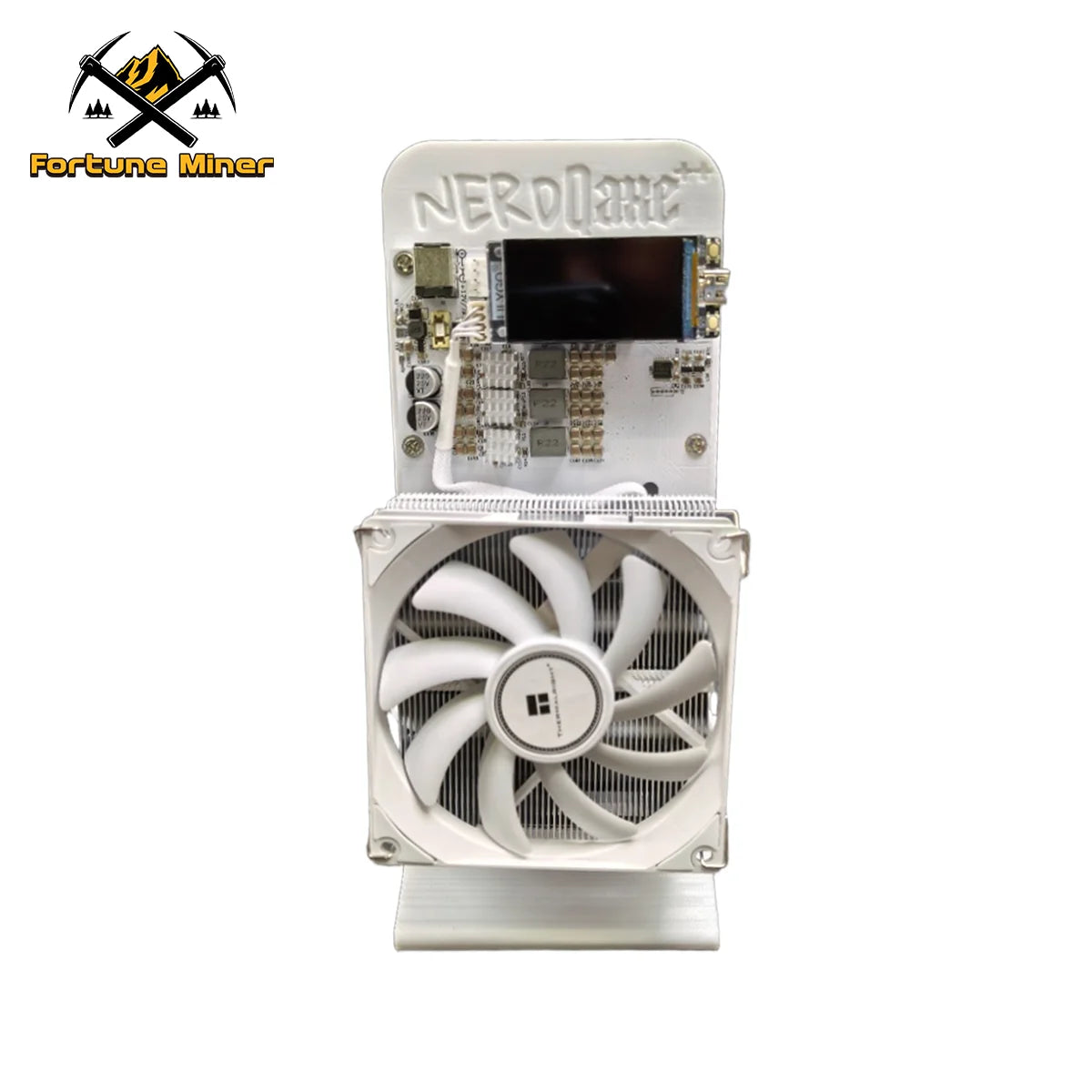 Bitcoin NerdQaxe++ 4.8TH/S Rev6.1 6TH/S Bitcoin Miner Solo Lucky Miner BM1370 Asic Chip BTC Crypto Mining Lottery & Power Supply