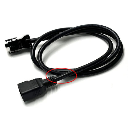 1.5M Avalon Miner 1366I 1446 1466 1566 Power Extension Cord Avalon Btc Miner A1446 A1466 A1566 Power Cords