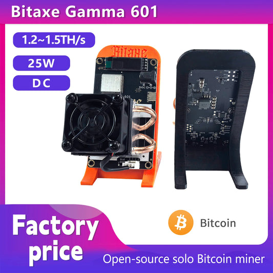Bitaxe Gamma 601 1.5TH/s Bitcoin Miner Entry level open-source BTC lottery machine