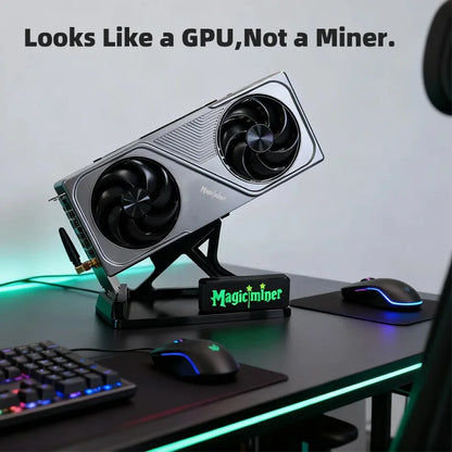 Magicminer BG01 SHA-256 Solo Miner｜4.5TH/s 120W Low Noise Desktop Mining Node｜Supports BTC/BCH etc.｜WiFi & RJ45｜Web Control