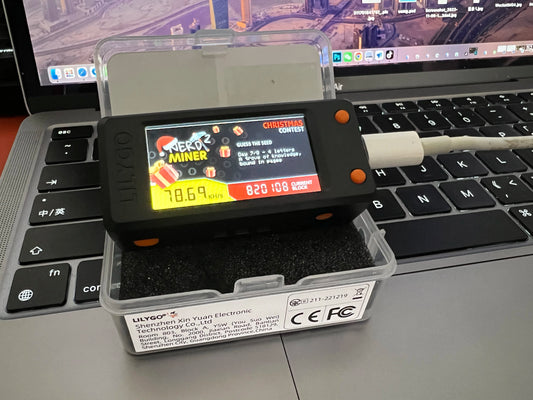 offical Nerdminer V2.0 T-display S3 Bitcoin Nerd Miner Hashrate 78KH/s V1.6.3 Bitcoin btc Lottery Miner Lilygo btc lottery miner