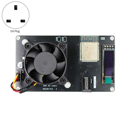 CABE-Bitaxe DIY Kit BM1397 ASIC Miner BTC Solo Miner 320GH/S Bitcoin Mining Machine Open Source Lottery Miner UK Plug