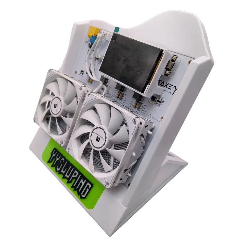 YYSLuping Overclockable to 12th/s Nerd OCTAXE air-cooled Bitcoin mining machine, available in black, white and red