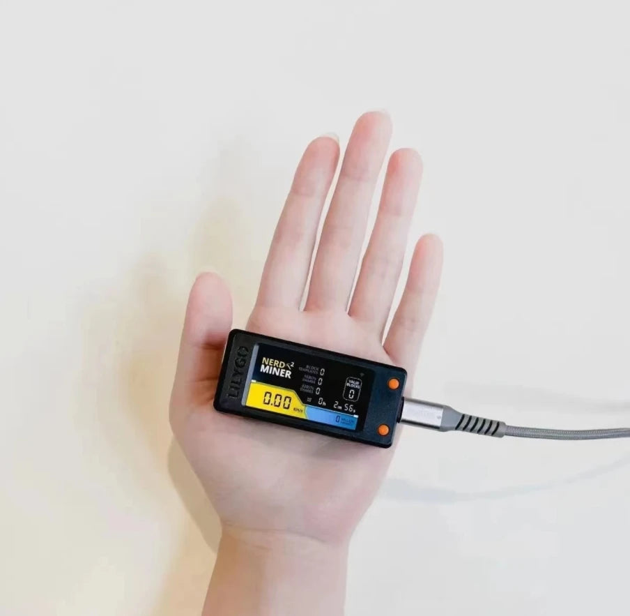 Nerdminer V2 PLUS  New Bitcoin Solo Lottery Miner Lilygo  Btc Lottery Miner 78 KH/s Nerd Miner  BTC lottery Miner