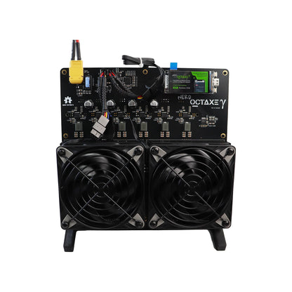 Bitaxe NerdOCTAXE 12TH/s Bitcoin Miner, Latest 2026 Upgrade Model Dual front and rear fans enhance heat dissipation