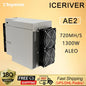 ICERIVER AE2 1300W ALEO Miner 720MH/S Crypto Machine 100-240V AC Asic Miner zkSNARK Algorithm