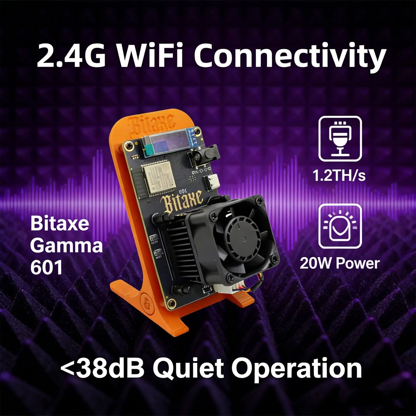 Solo Miner Gamma 601 Silent 25dB Bitcoin Miners – ASIC Miner From AntminerS21 Pro Dispositivo de mineração confiável