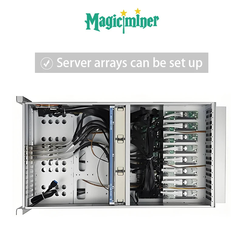 Magicminer BG02 7TH/s Mini Bitcoin Miner | SHA-256 Multi-Coin Mining Machine | BTC/BCH/DGB/XEC/BSV/FB Supported | 150W Low Power