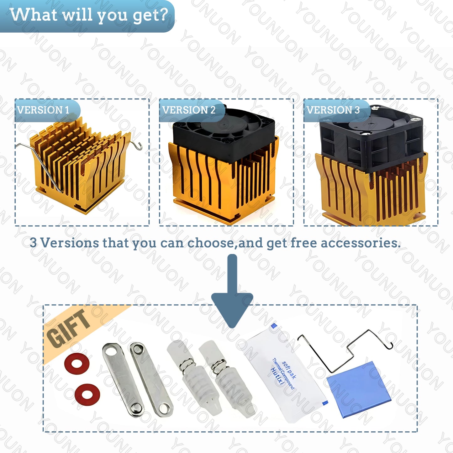 DIY Aluminium Northbridge Heatsink Cooler Motherboard Radiator with 40mm Fan 12V 40x40x10mm 40x40x20mm Cooling Fan