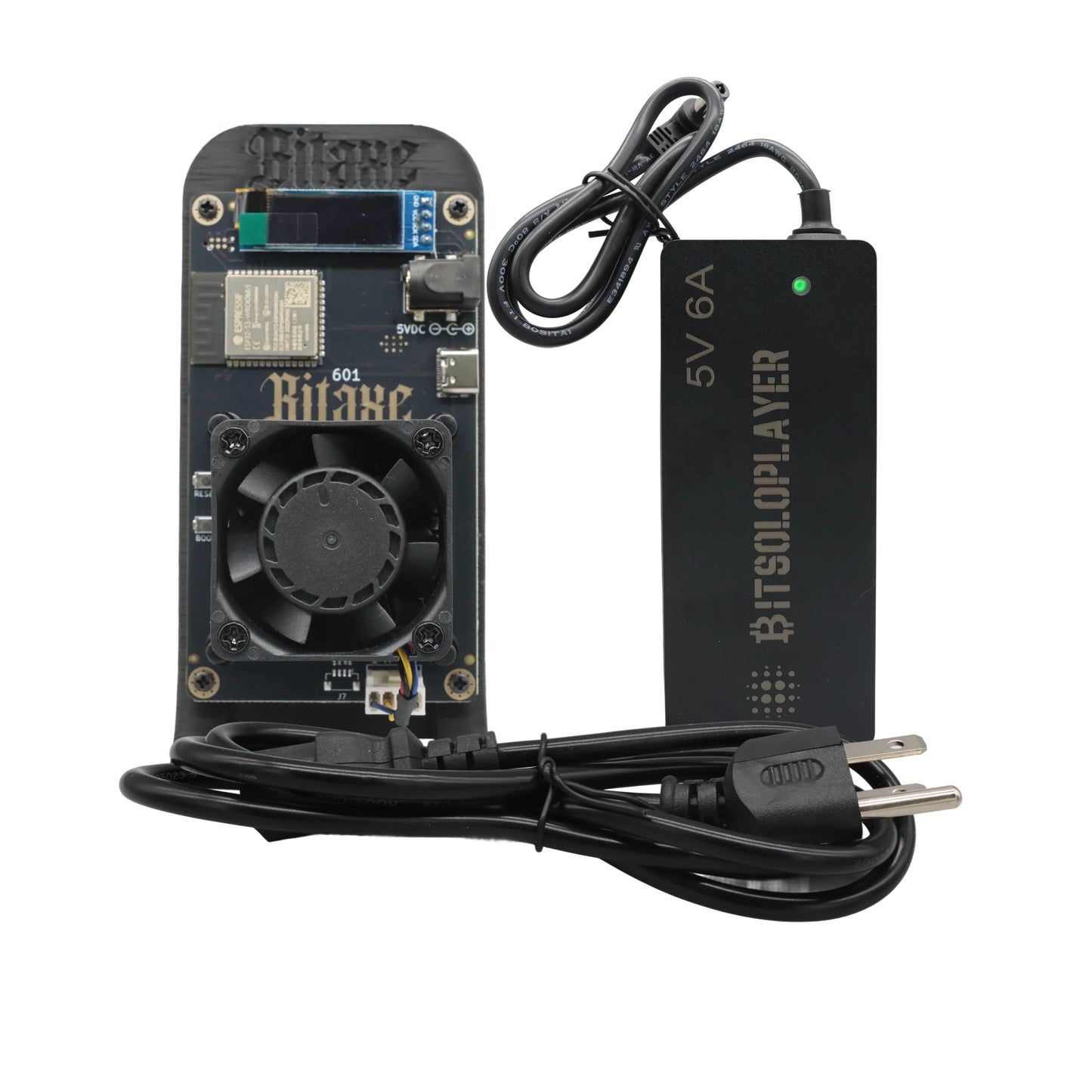 2026 Latest Bitaxe Gamma 601 Crypto Mining Machine 1.2th/s 18W Open Source Bitcoin Miner With Power Supply Bitaxe Solo Miners