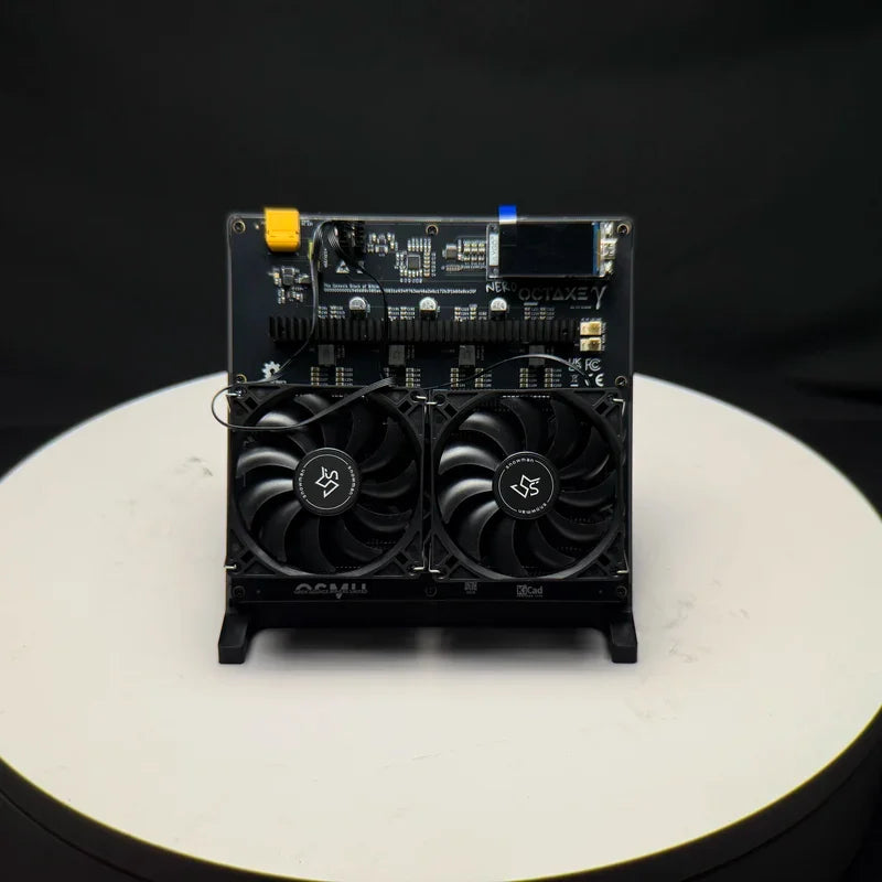 Bitaxe NerdOctaxe++ ASIC Bitcoin Lottery Miner 9.6T | Solo SHA256 Mining Machine