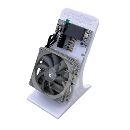 NerdQaxe++ 4.8TH/s 75W Bitcoin Miner With 12V 10A Power Supply Included 4 BM1370 Asic Chips Solo BTC Mining Machine Open-Source
