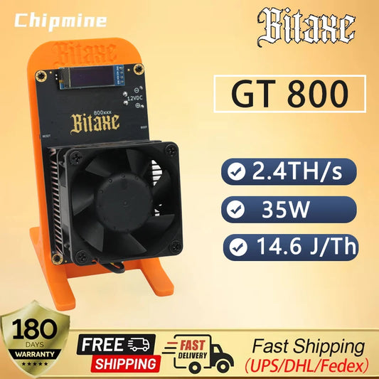 Brand New Bitcoin Miners Genuine Bitaxe GT 800 Asic Mining Devices 2026 Silent Betrieb 2.2–2.4Th/s 35W Crypto Miners