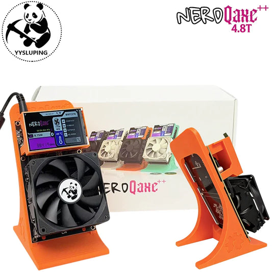 NerdQaxe++ 4.8TH/s Bitcoin Miner 4-Chip BM1370 ASIC - 72W Low Power WiFi SHA-256 Quiet 40dB Home Crypto Mining Device