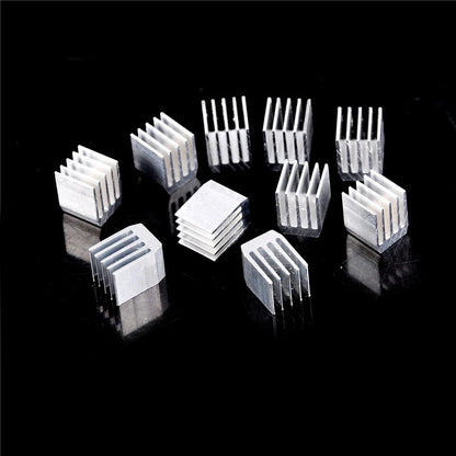 10pcs Aluminum Cooling 9x9x12MM Heat Sink Radiator Heatsink Cooler Electric Tools