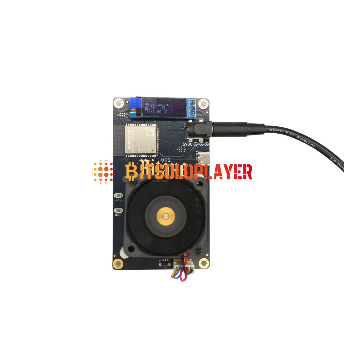 Bitaxe Gamma 601 1.5th/s 25W  BM1370 Bitcoin ASIC Miner Most Powerful Open Source  BTC Lottery Miner
