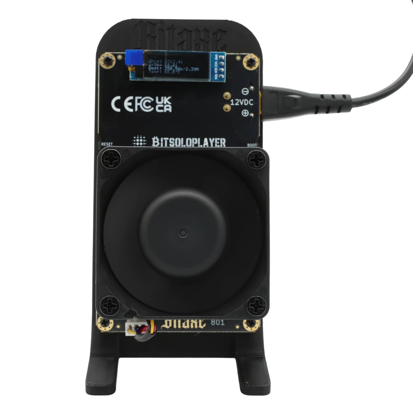 Open Source Bitaxe GT 801 Gamma Turbo Dual BM1370 ASIC 2.4TH/s 40W Bitcoin Miner With XT30 Power Supply