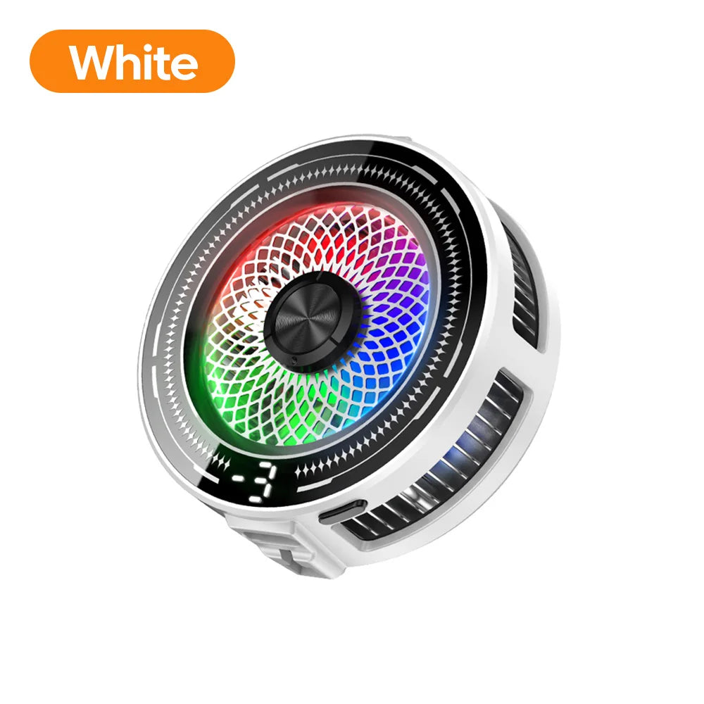Mobile Phone Cooler Magnetic Cooling Fan Freeze Radiator For Gaming Back Clip Cool Heat Sink For Smartphones Tablet