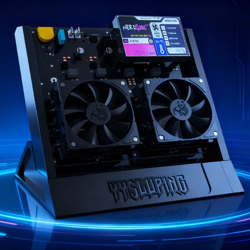 YYSLuping Overclockable to 12th/s Nerd OCTAXE air-cooled Bitcoin mining machine, available in black, white and red