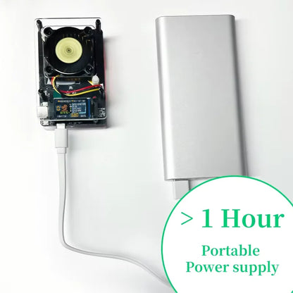 NMAxe Bitcoins NMMiner Official Ultra BM1366 ASIC Chip Solo Lottery Miner 500Gh/s Fully Open-source Home Use with Display