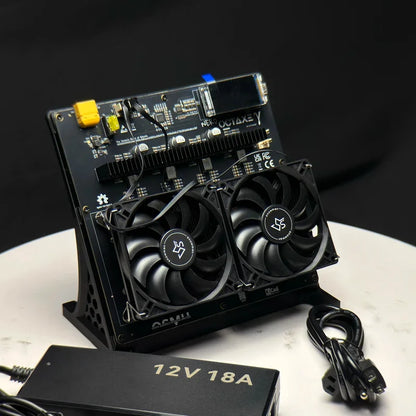 Bitaxe NerdOctaxe++ ASIC Bitcoin Lottery Miner 9.6T | Solo SHA256 Mining Machine