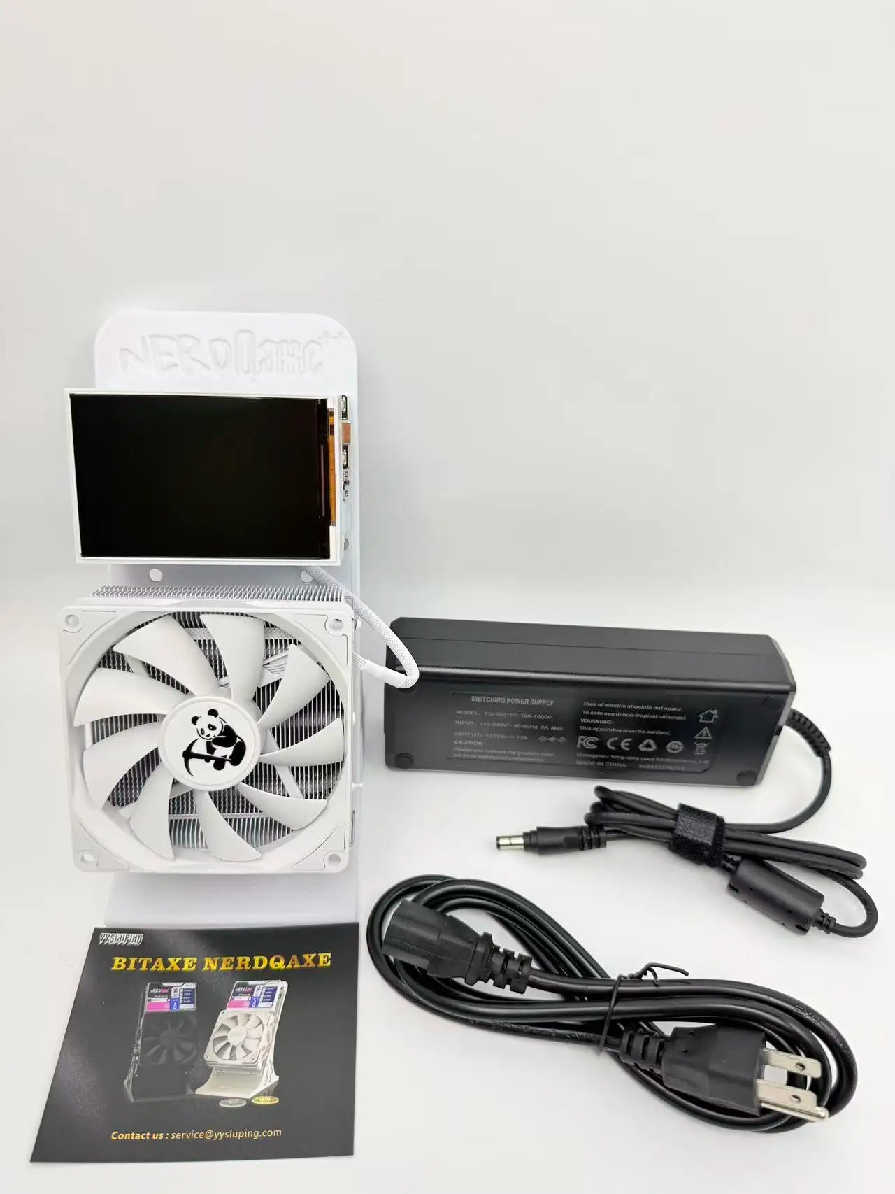 High Efficiency NerdQaxe++ 4.8TH/s Miner SHA-256 Algorithm ASIC Bitcoin Mining Device Low Energy Consumption for BTC BSV