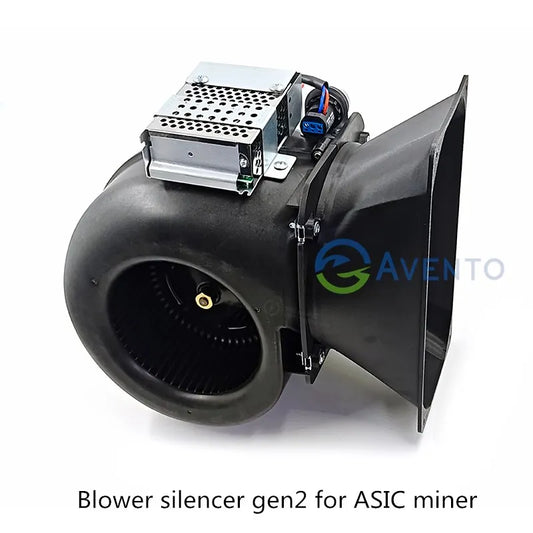 Blower muffer gen2 for ASIC miner，for Antminer, Whatsminer, Iceriver, Avalon, and other miners to reduce the sharp noise