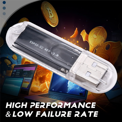 SuperDeals USB Miner BTC Miner Solo Lottery Miner 45-50KH/S Bitcoin Mini Miner Asic Mining for Home Office