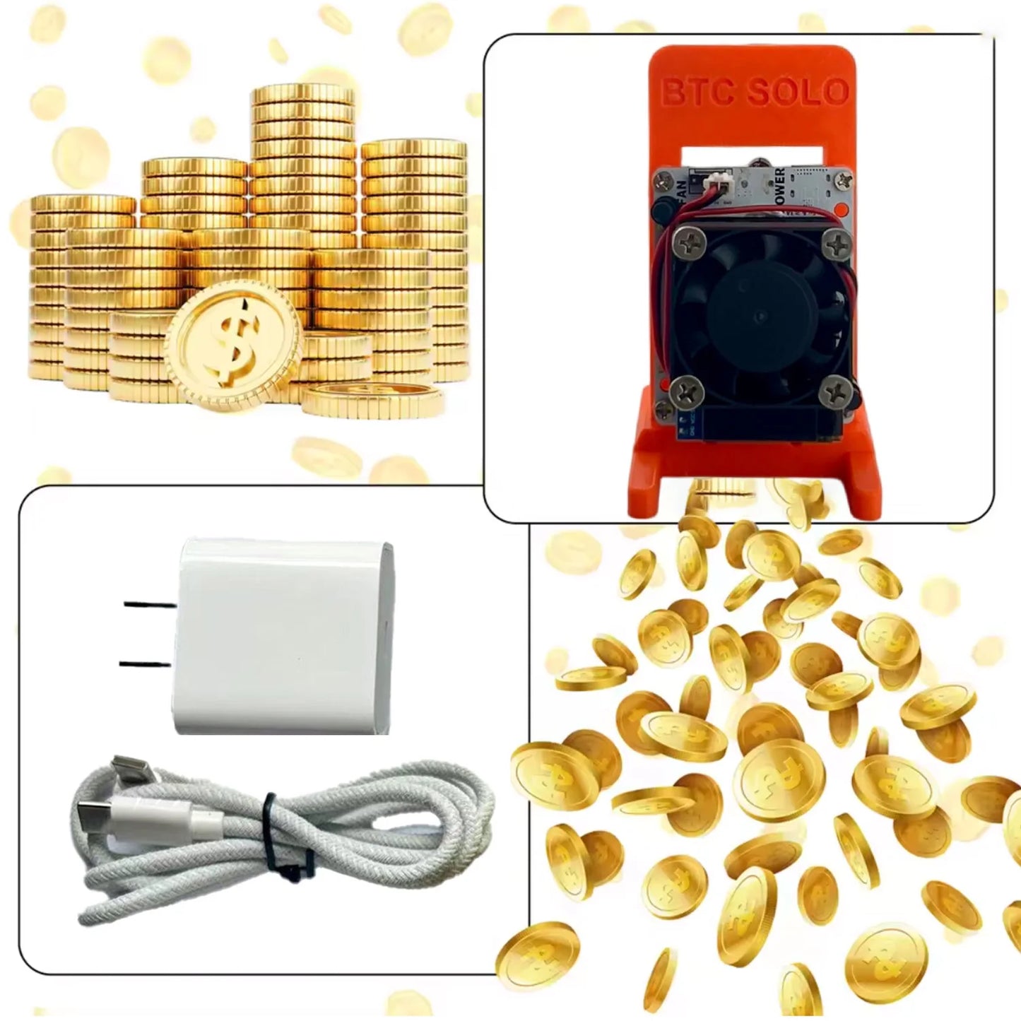 New 2025 Latest Bitdsk N8 Solo Miner 200Gh/s Miner Home Mining BM1397 Asic Chip BTC Miners Cryptos Miner Mining device